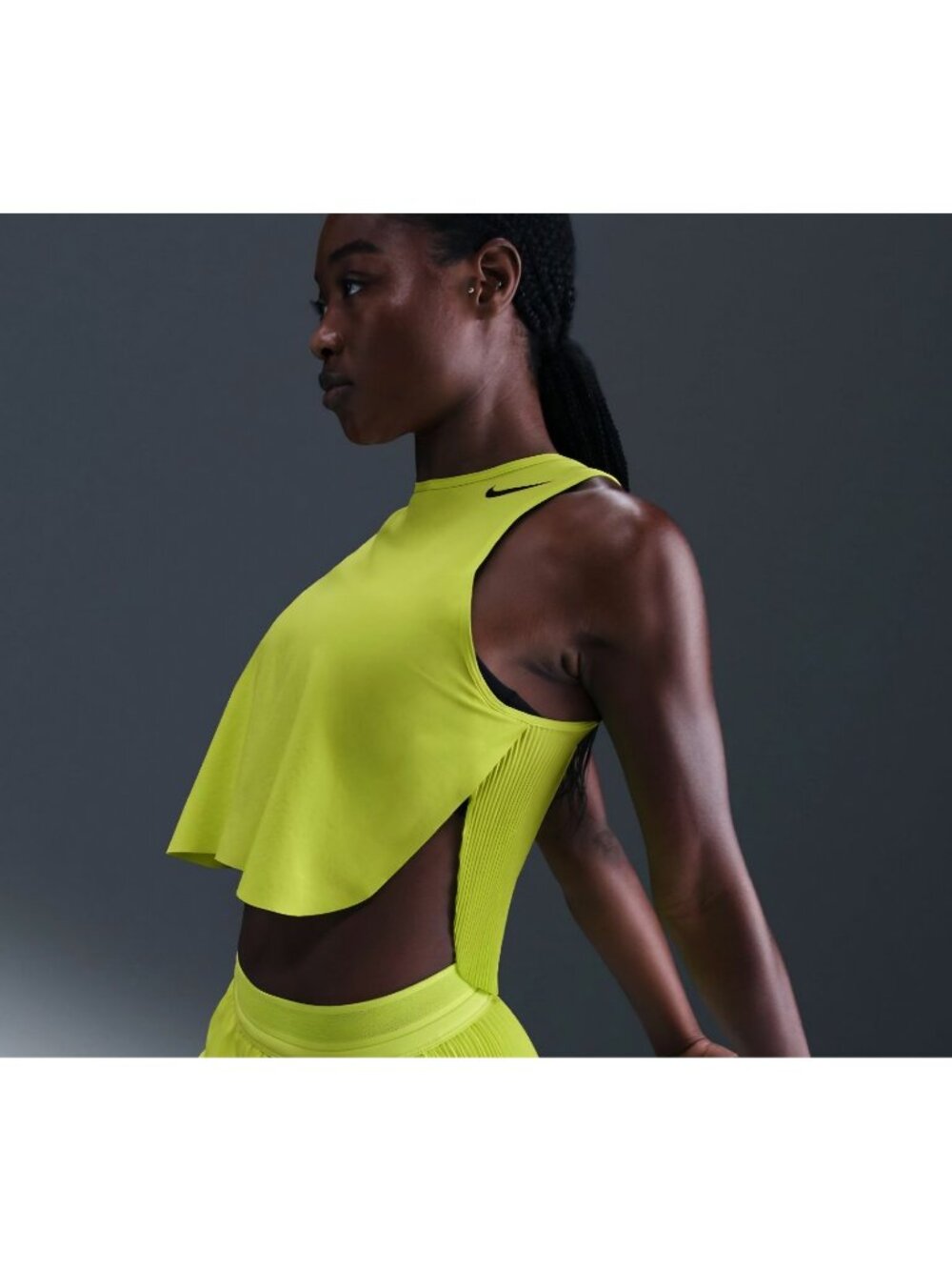 Nike AeroSwift Women's Dri-FIT ADV Cropped Running Tank Top Size Medium FN2713